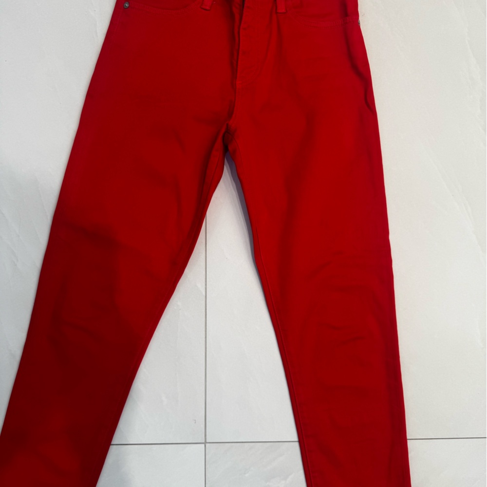 AG Adriano Goldschmied Women's Red Skinny Jeans